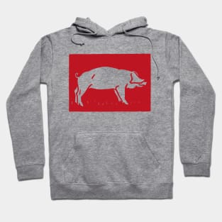 Red Pig Aesthetic Hoodie